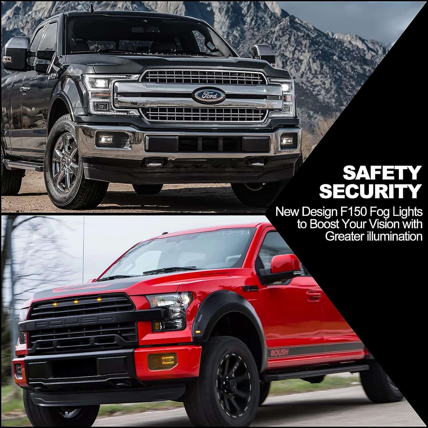 OVSAUTO Faros de Niebla para F150, Luces Brillantes para - Imagen 5