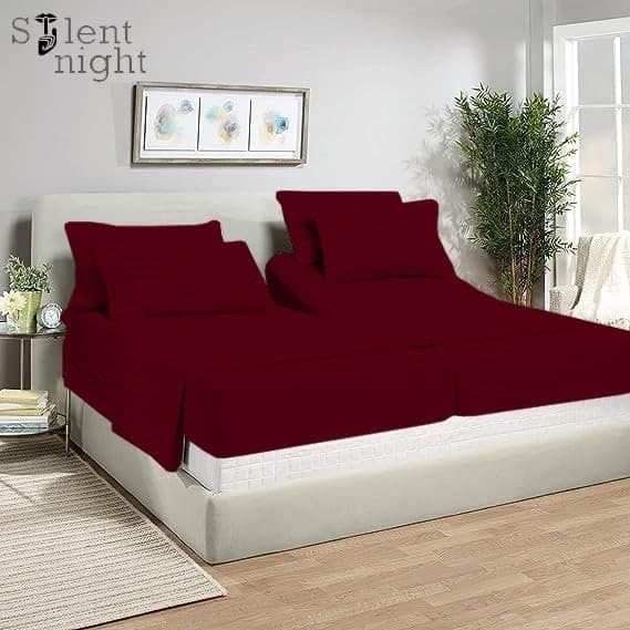 Juego de sábanas de California King divididas Silentnight