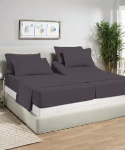 Juego de sábanas divididas para camas ajustables tamaño