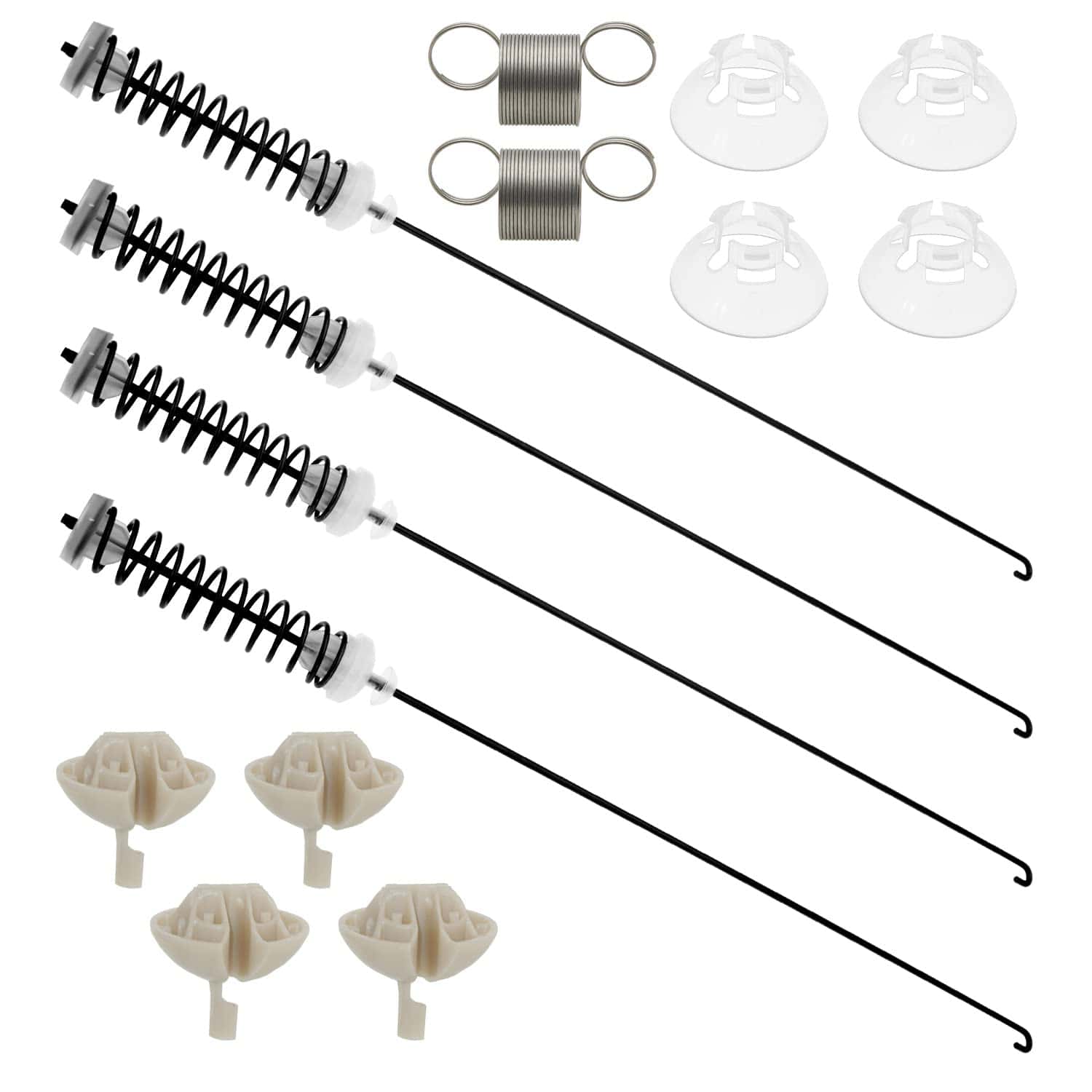 Kit de varillas de suspensión para lavadora W10780045 y 2