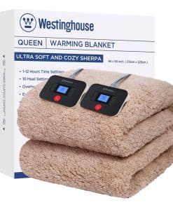 Manta Eléctrica Queen Size Westinghouse, Suave y Esponjosa