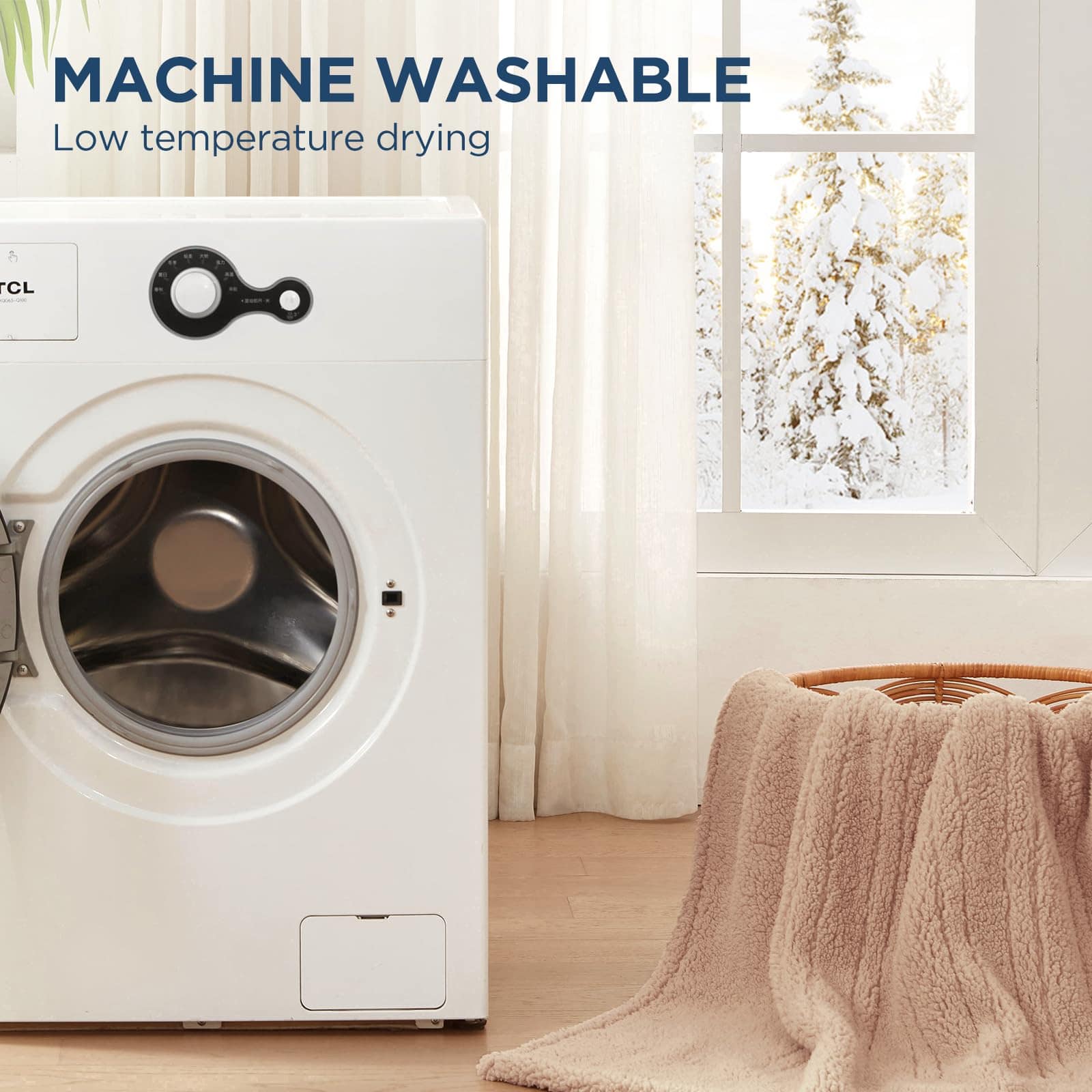 Manta Eléctrica Westinghouse tamaño Throw, Suave Plush - Imagen 7
