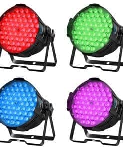 Luces de Escenario LED BETOPPER - 54x3W Luces Par RGB,