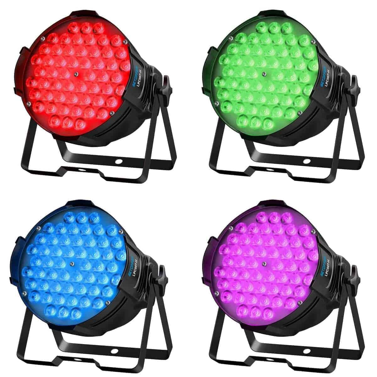 Luces de Escenario LED BETOPPER - 54x3W Luces Par RGB,