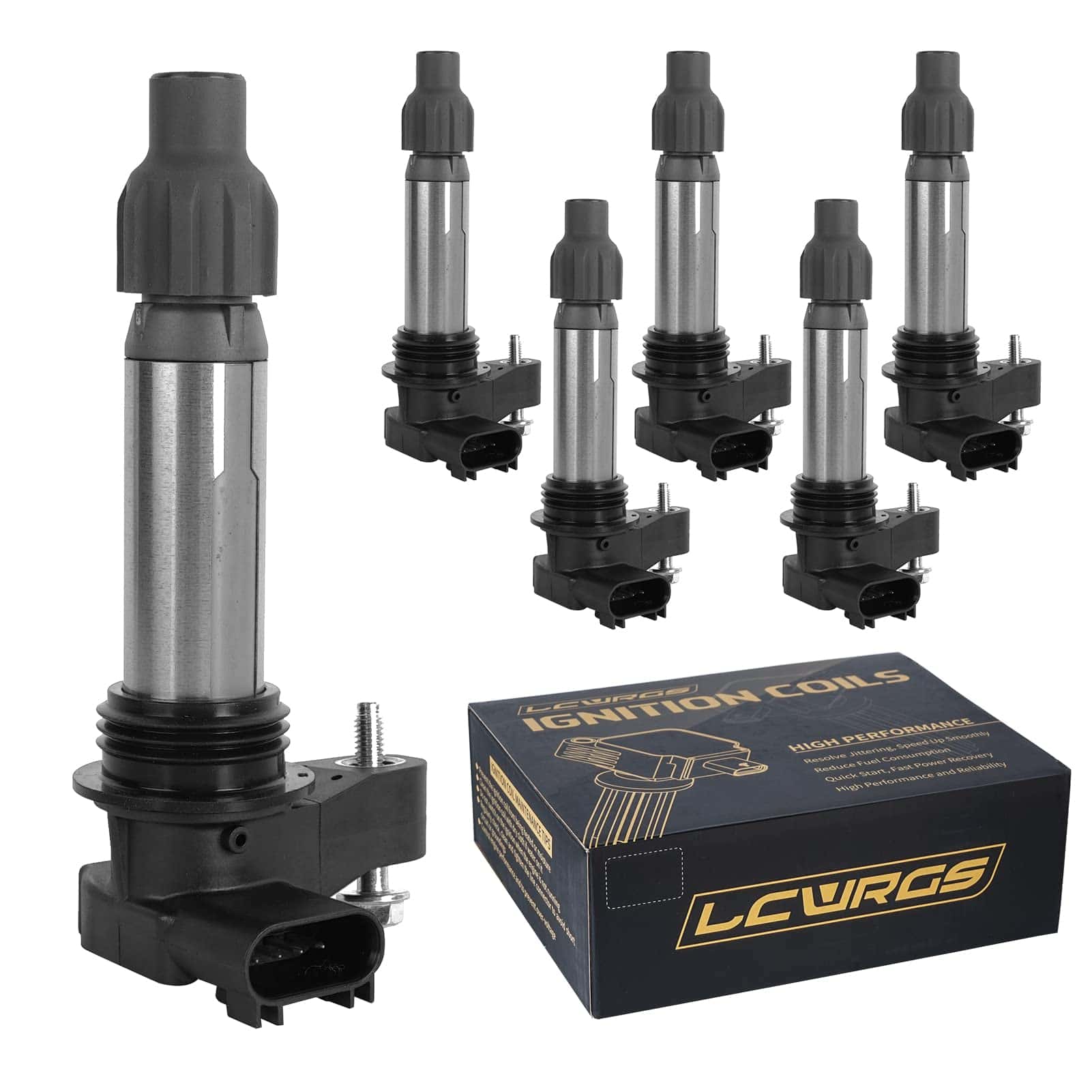 Juego de 6 bobinas de encendido para 3.6 3.0 3.2 V6 Buick