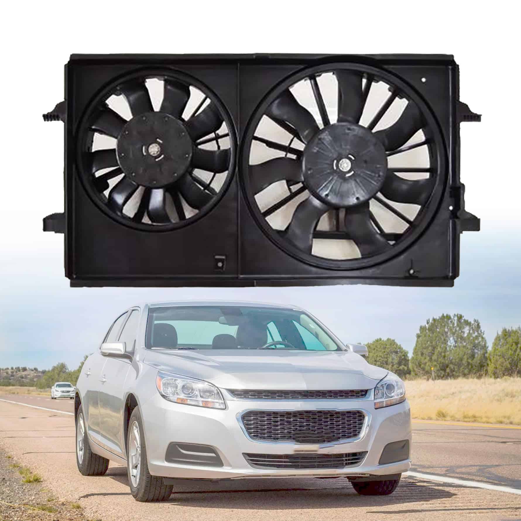 Ensamblaje de ventilador de refrigeración de radiador para