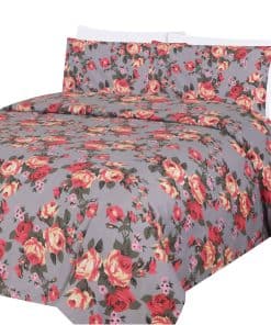 Juego de sábanas de 6 piezas de bambú extrasilencioso de