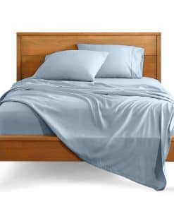 Juego de sábanas Twin XL de Bare Home - Tamaño de -Azul Polv