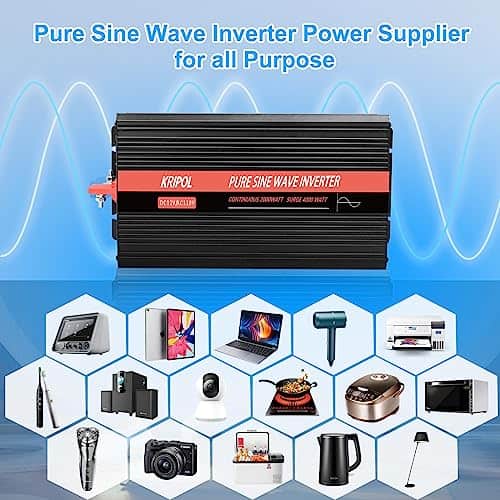 Inversor de Onda Sinusoidal Pura BENNTOP de 2000 vatios 12v - Imagen 8