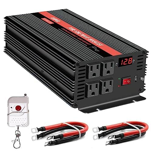 Inversor de Onda Sinusoidal Pura BENNTOP de 2000 vatios 12v