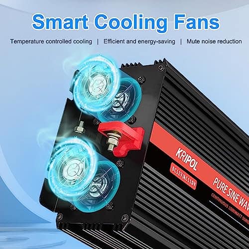 Inversor de Onda Sinusoidal Pura BENNTOP de 2000 vatios 12v - Imagen 5