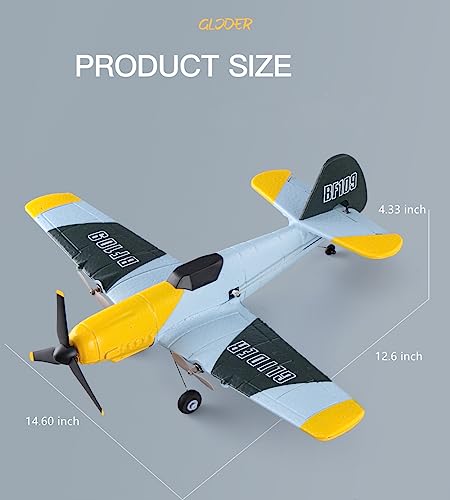 Avión RC Avión de Control Remoto, Avión RC BF-109 de 3 - Imagen 3