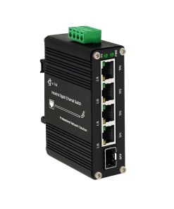 Mini Switch Ethernet Industrial de 4 Puertos