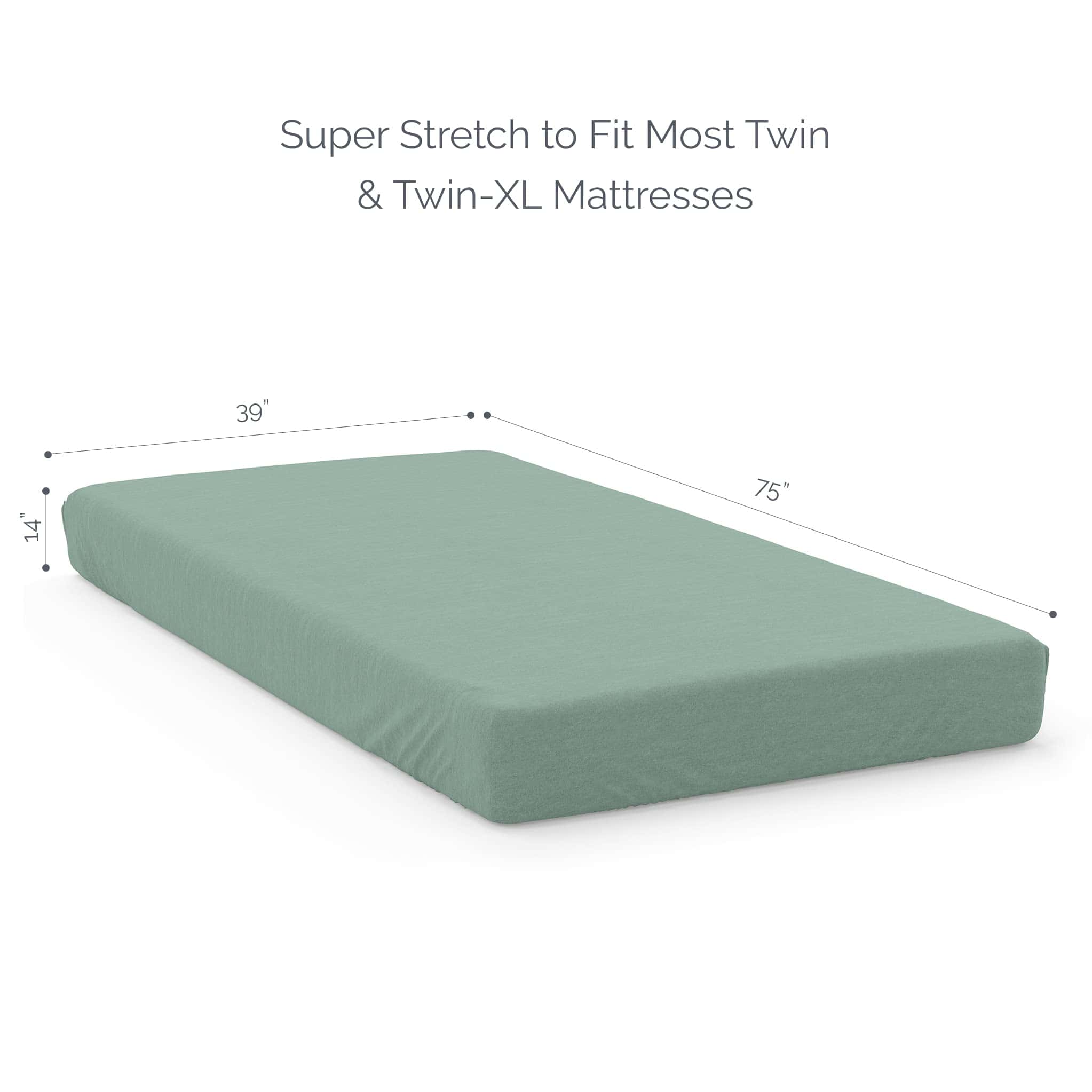 Sábana Ajustable de Tamaño Twin Natemia - 100% Algodón - Imagen 3