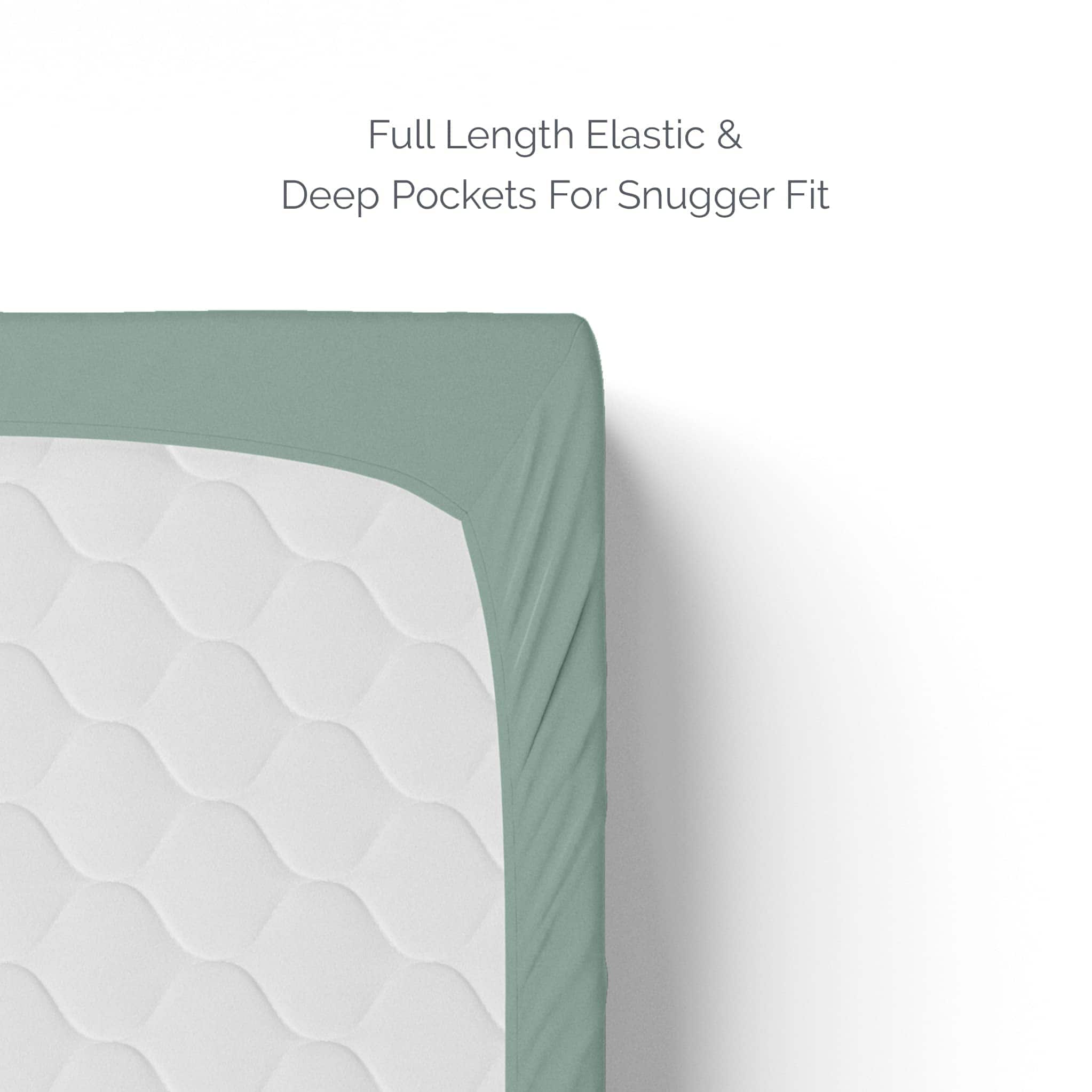 Sábana Ajustable de Tamaño Twin Natemia - 100% Algodón - Imagen 5