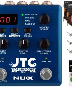 Paquete de Pedal de Batería y Loop Briskdrop NUX JTC Pro