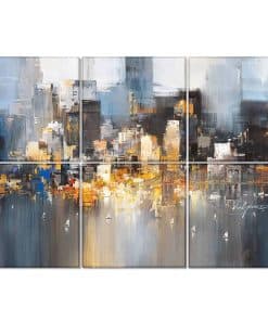 Paneles Acústicos de Arte EVENRISING, 72"x48"x0.4" Paneles