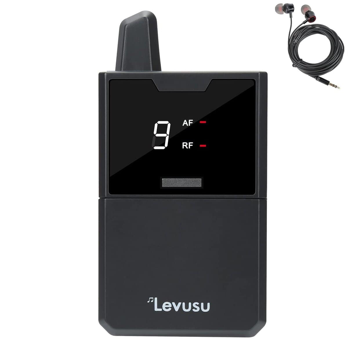 Sistema de Monitor Inalámbrico UHF Levusu Only Bodypack con