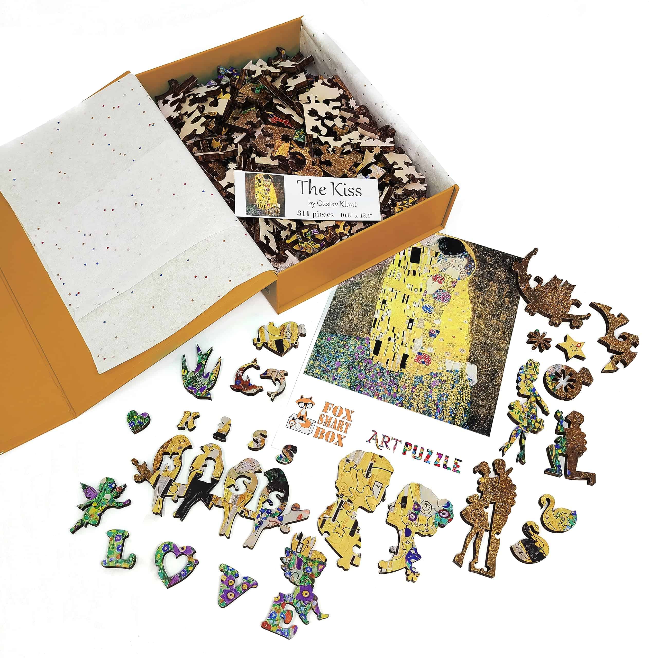 Rompecabezas de madera para adultos - -- El Beso - Imagen 8