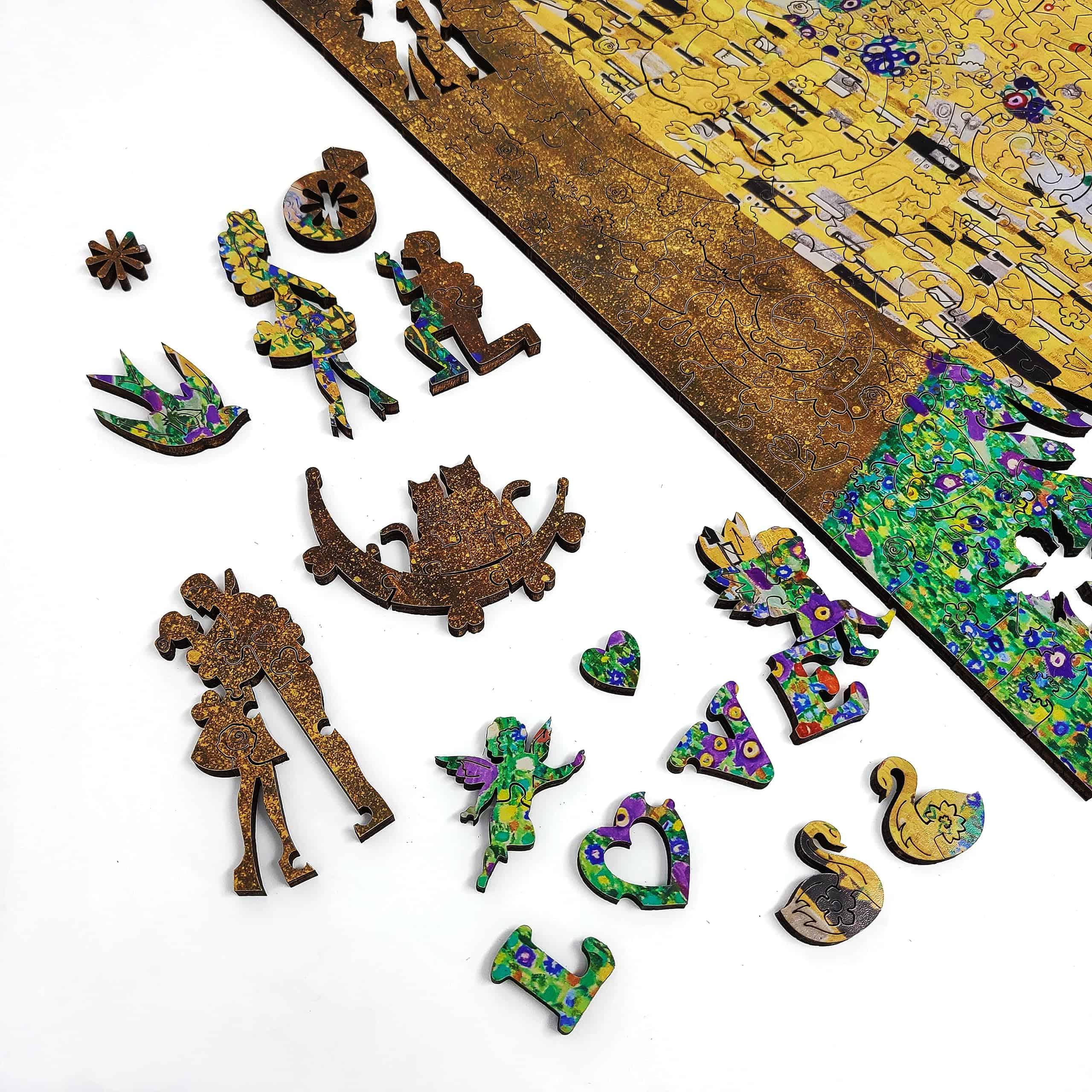 Rompecabezas de madera para adultos - -- El Beso - Imagen 7