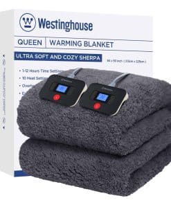 Manta eléctrica Westinghouse tamaño queen, suave y
