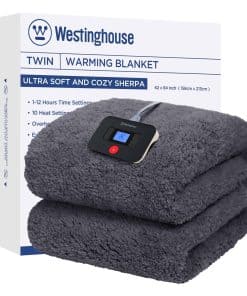 Manta Eléctrica Twin Size Westinghouse, Suave y Esponjosa