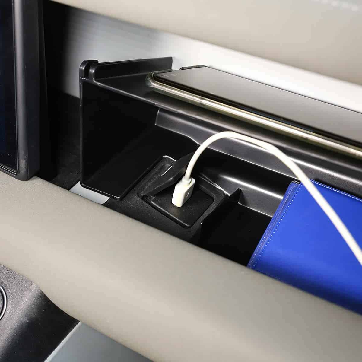 YIWANG ABS Caja de Almacenamiento de Guantera Lado Copiloto - Imagen 6