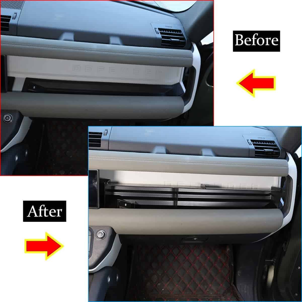 YIWANG ABS Caja de Almacenamiento de Guantera Lado Copiloto - Imagen 3