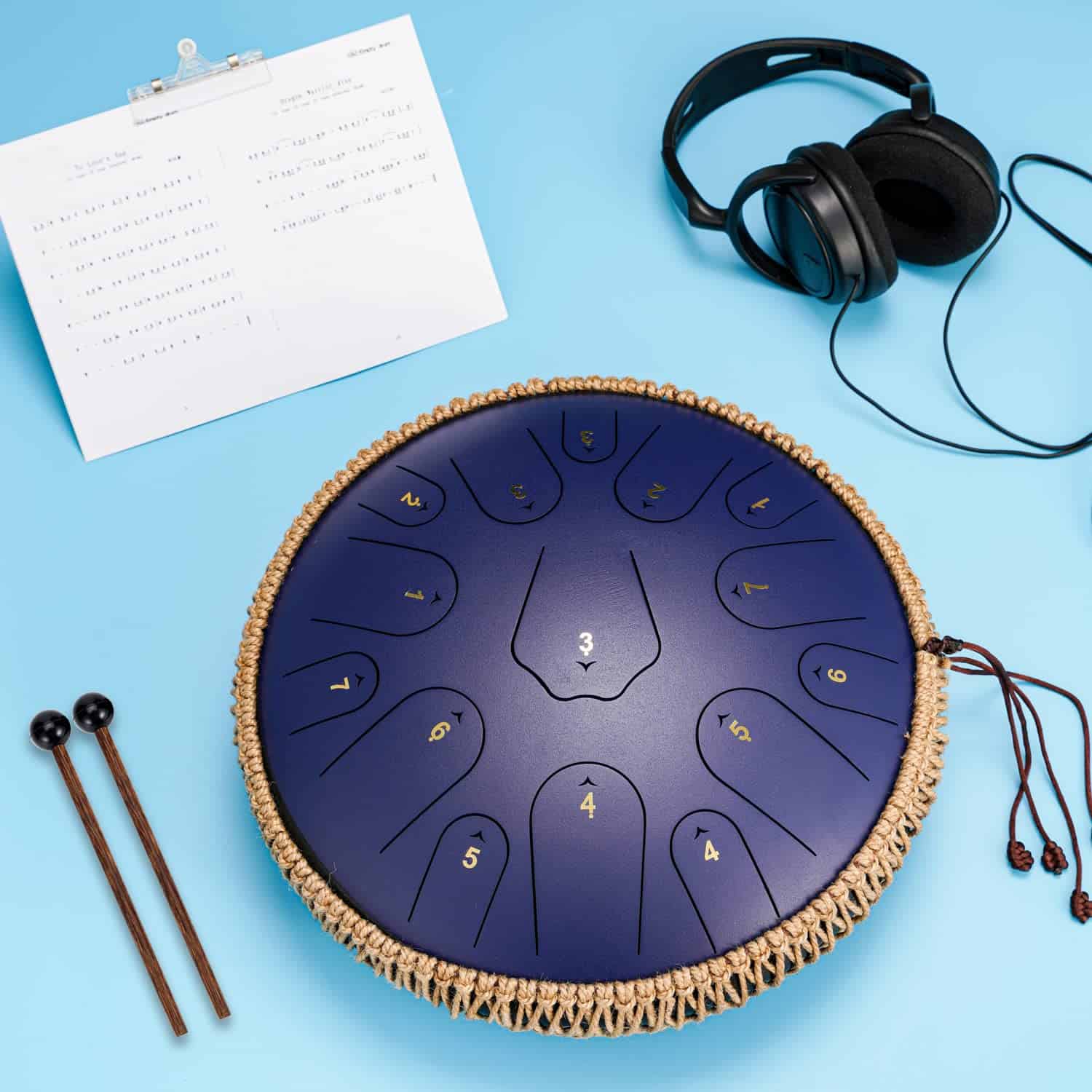 Steel Tongue Drum- ChunFeng 14 Pulgadas 15 Notas,