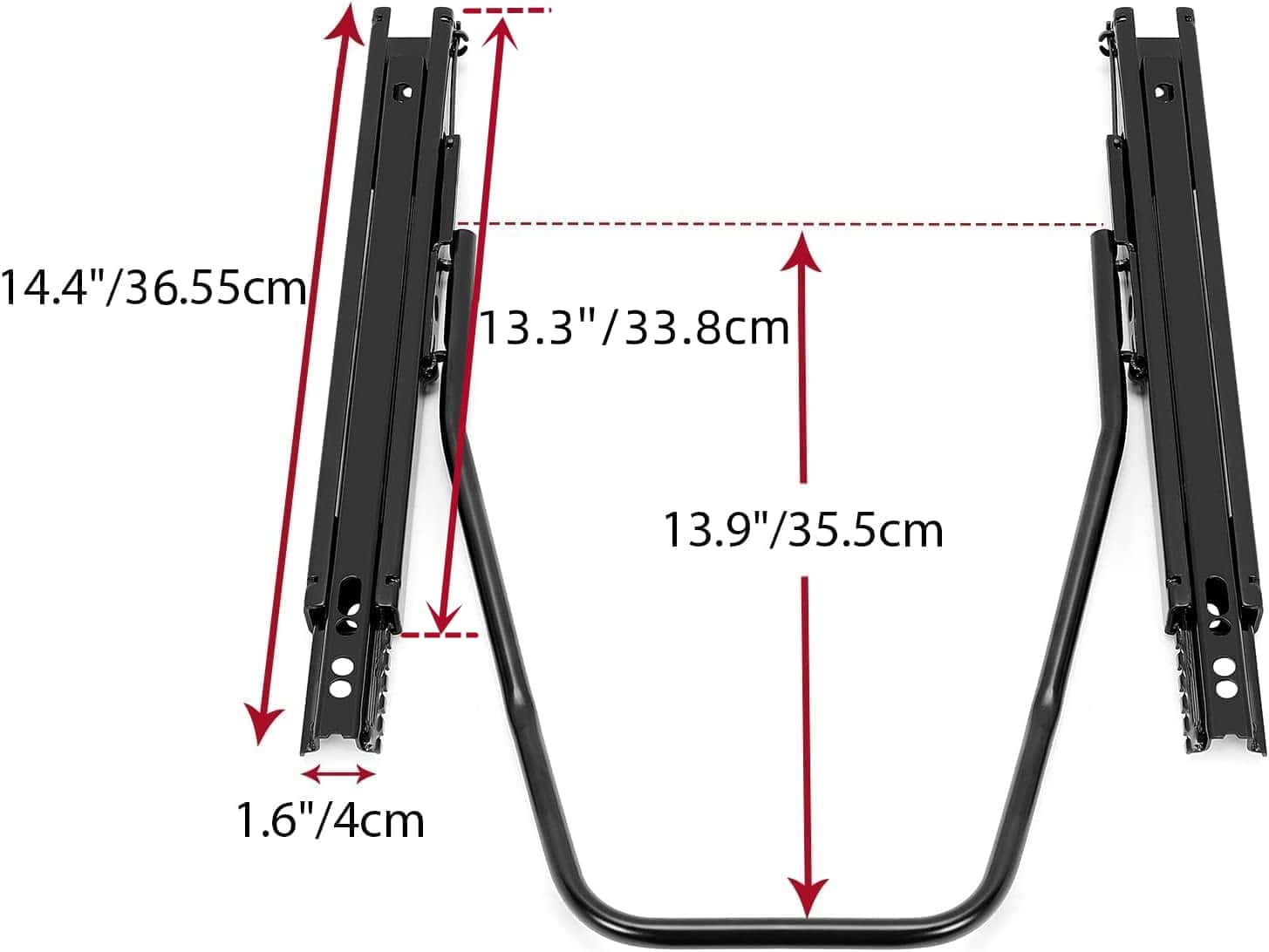 Kojem Universal Seat Sliders Seat Mounting Track, Kit de - Imagen 8