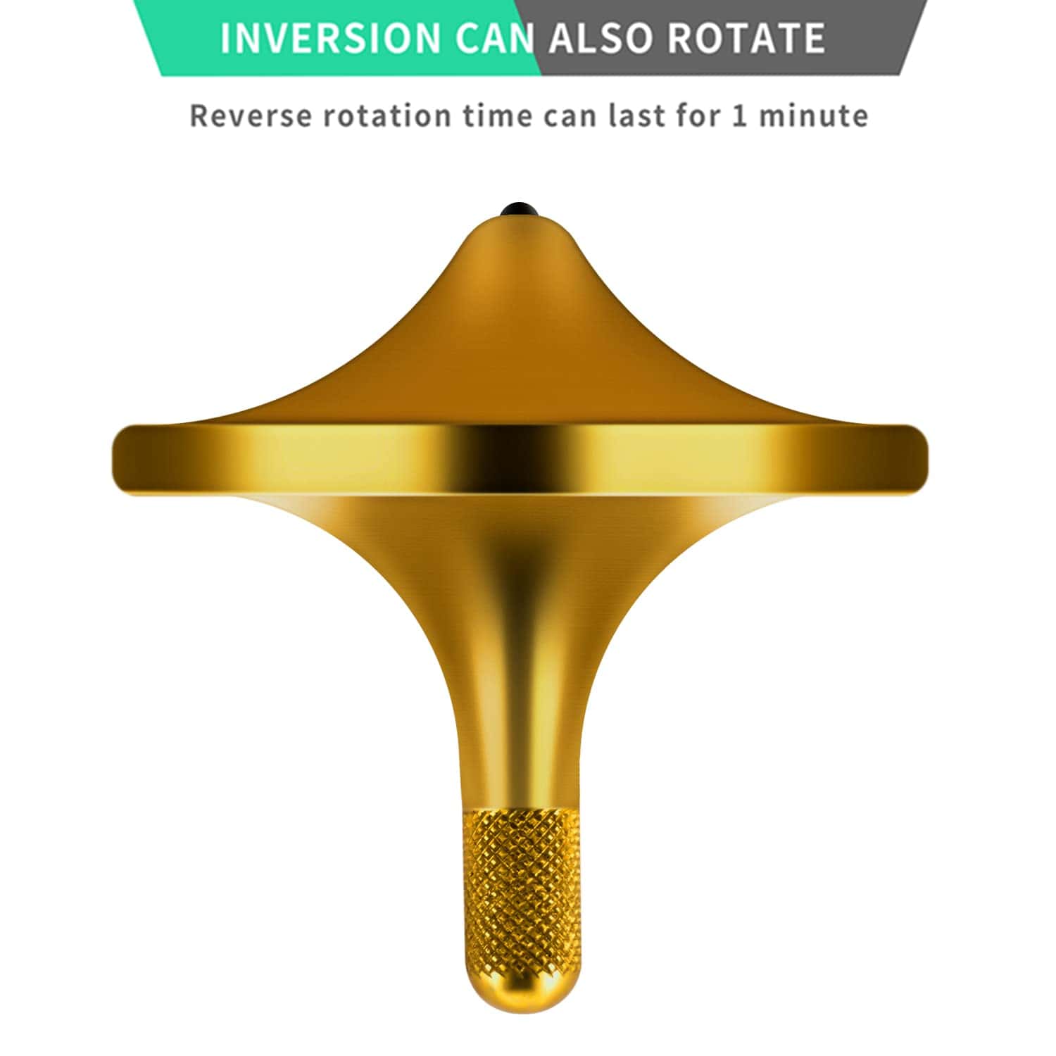 Trompo de Acero Inoxidable CHEETOP, Juguete de Fidget de - Imagen 4