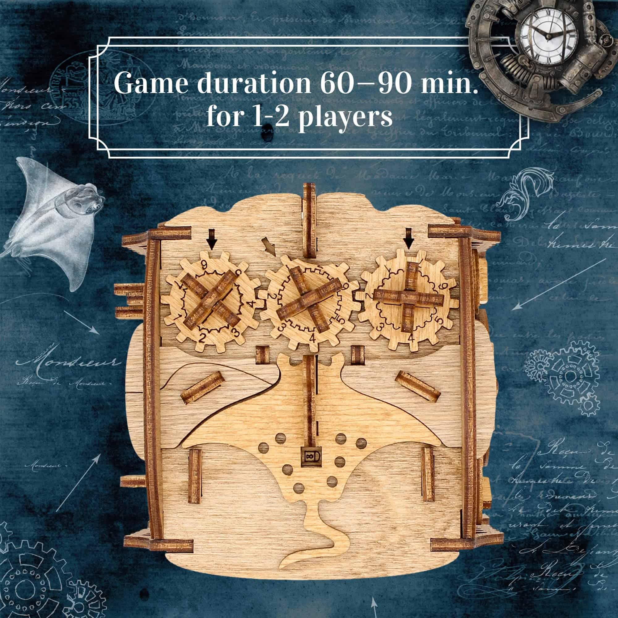 iDventure Cluebox - Caja de Rompecabezas del Capitán Nemo - Imagen 3