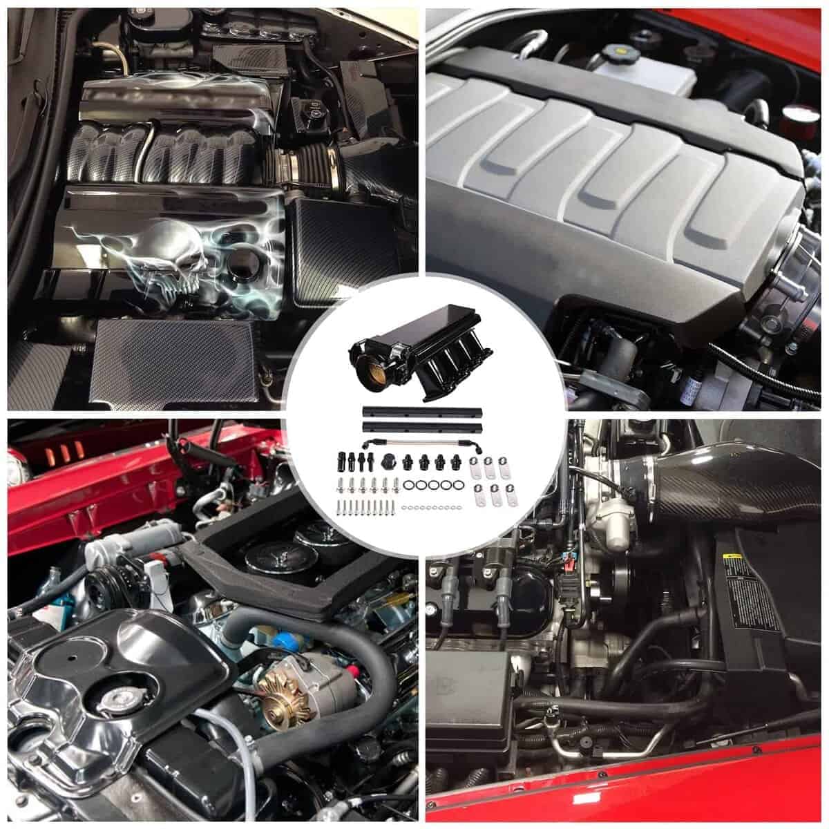 POSENG LS Intake Manifold con cuerpo de aceleración de 102 - Imagen 8