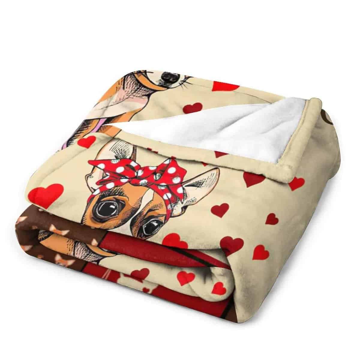 Manta Decorativa 'Just A Girl Who Loves Chihuahuas' - - Imagen 7