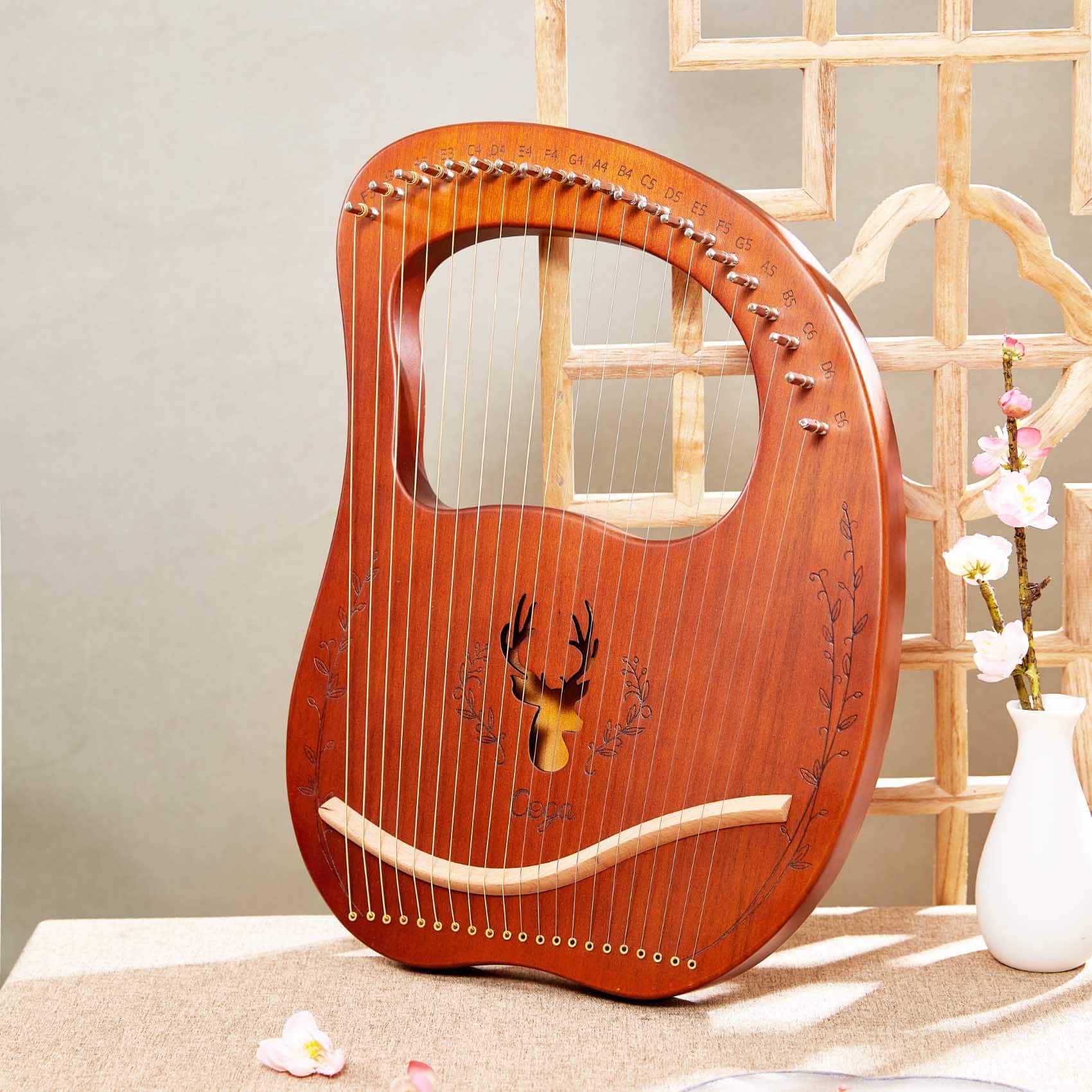 Lira de arpa TienClef con la mano izquierda de 21 cuerdas - Imagen 4