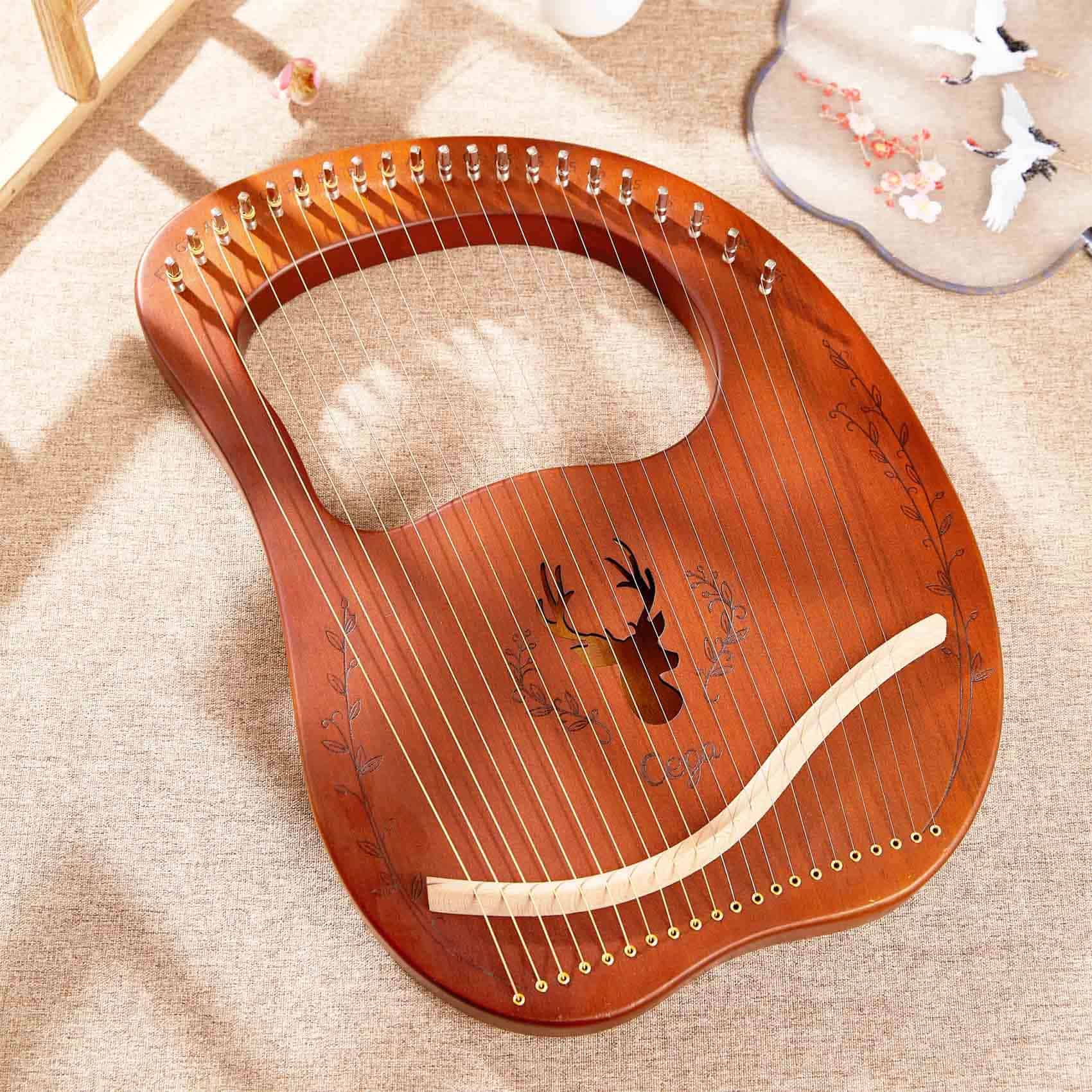 Lira de arpa TienClef con la mano izquierda de 21 cuerdas - Imagen 3