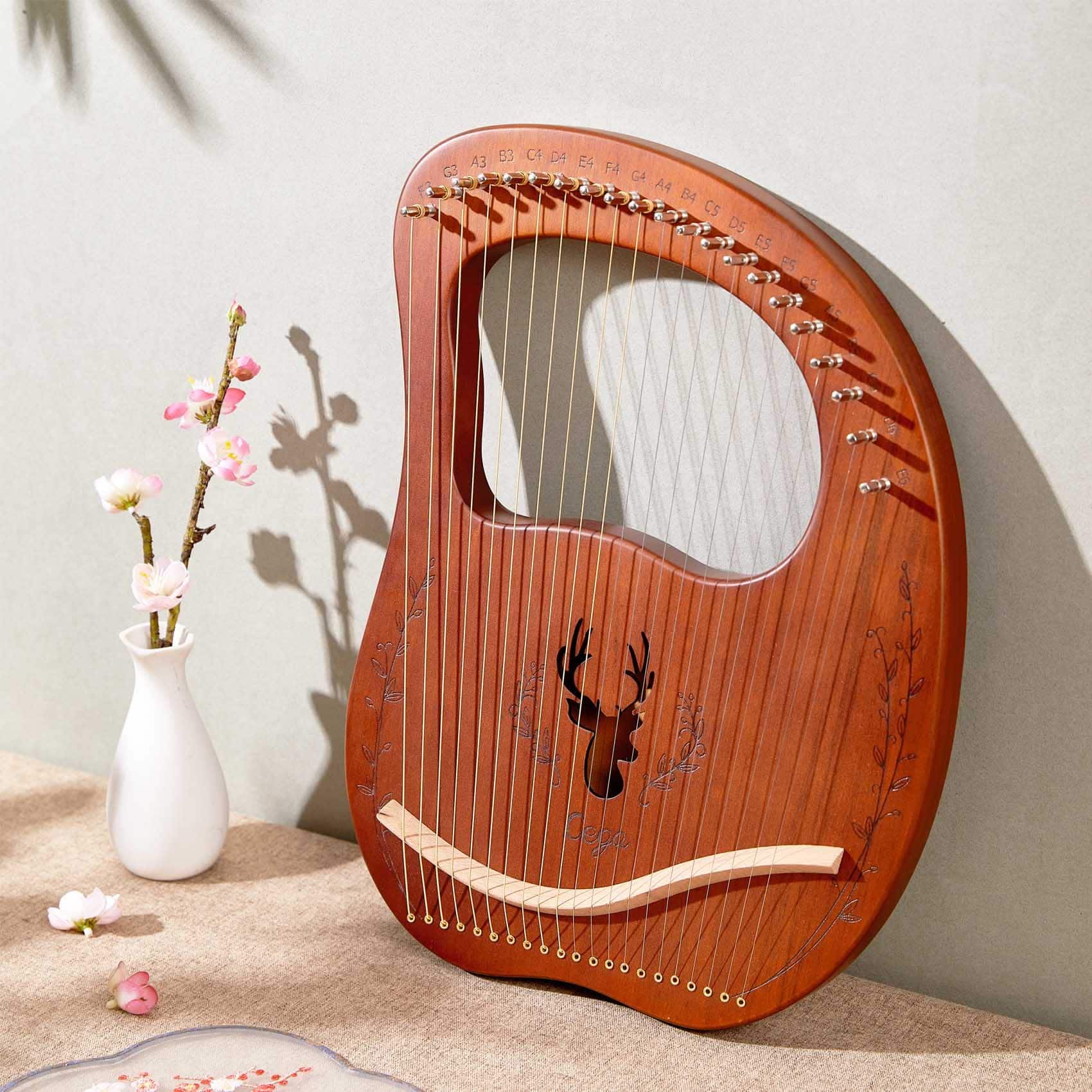 Lira de arpa TienClef con la mano izquierda de 21 cuerdas - Imagen 7