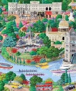 Rompecabezas de Madera 1000 + 10 Piezas de Monumentos de