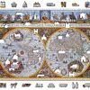 Rompecabezas de Mapa del Mundo Antiguo de WOODEN.CITY 1000