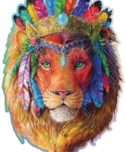 WOODEN.CITY Caja de Rompecabezas de Madera del León