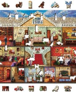 Rompecabezas de Madera WOODEN.CITY 1000+10 Piezas Mansión