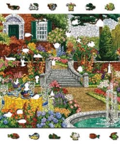 Rompecabezas de madera WOODEN.CITY 1000 +10 Piezas Garden