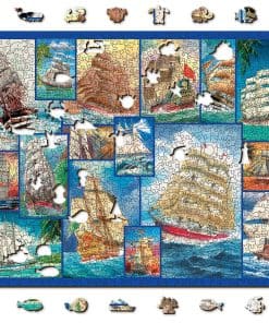 Puzzle de madera WOODEN.CITY de 1000 + 10 piezas - Puzzles