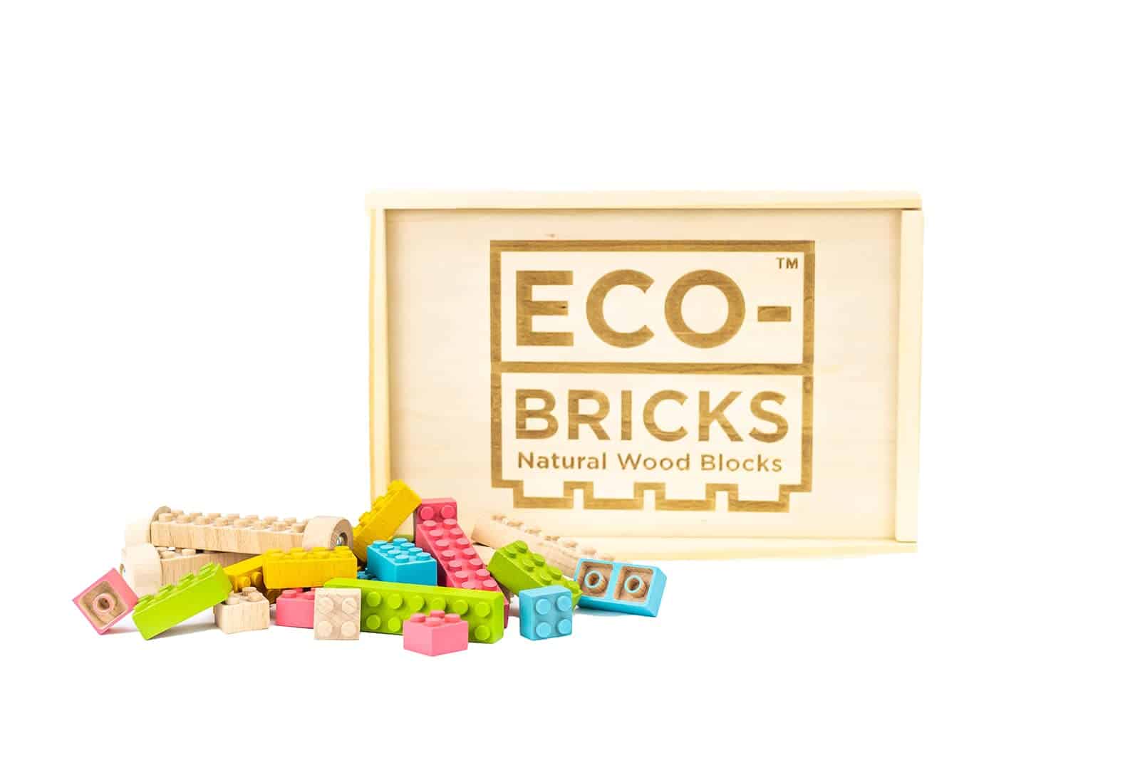 Bloques de madera ONCE KIDS Eco-Bricks para edades de 4 - Imagen 6