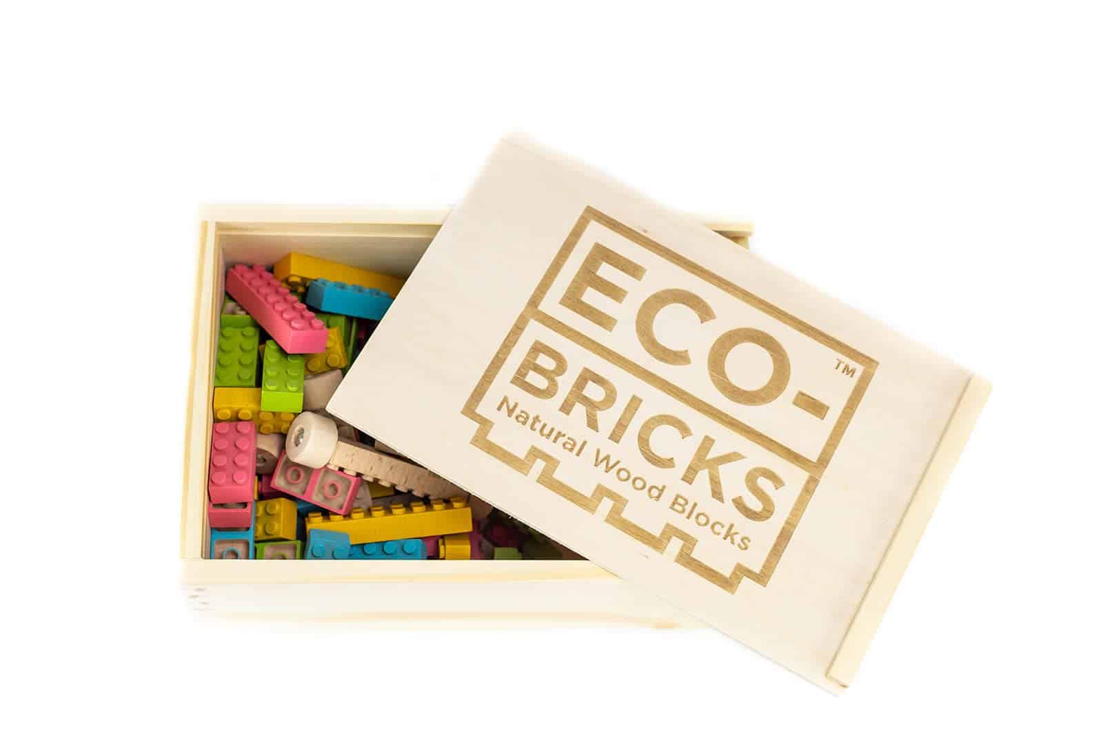 Bloques de madera ONCE KIDS Eco-Bricks para edades de 4 - Imagen 4