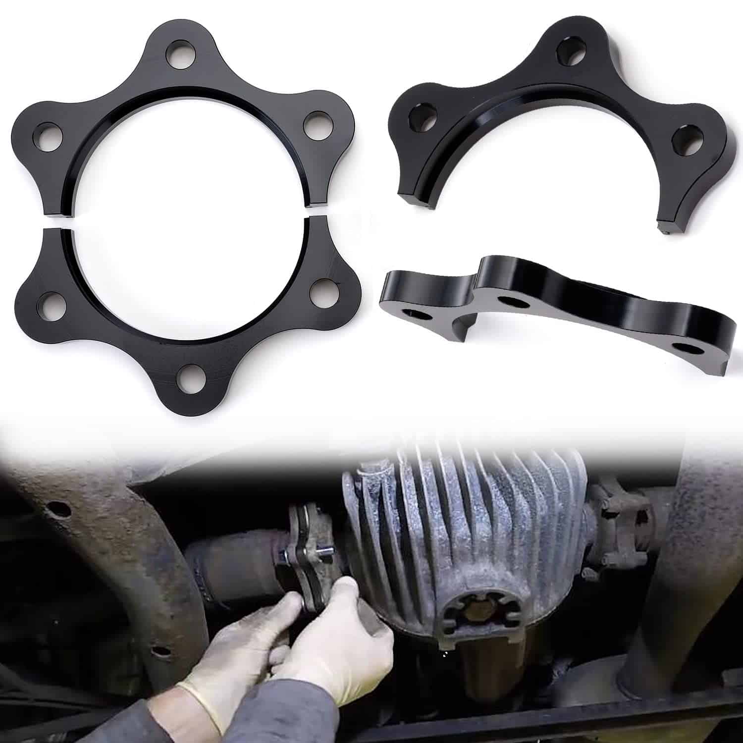 Espaciadores de eje de media pieza RJSPHH para reemplazo de