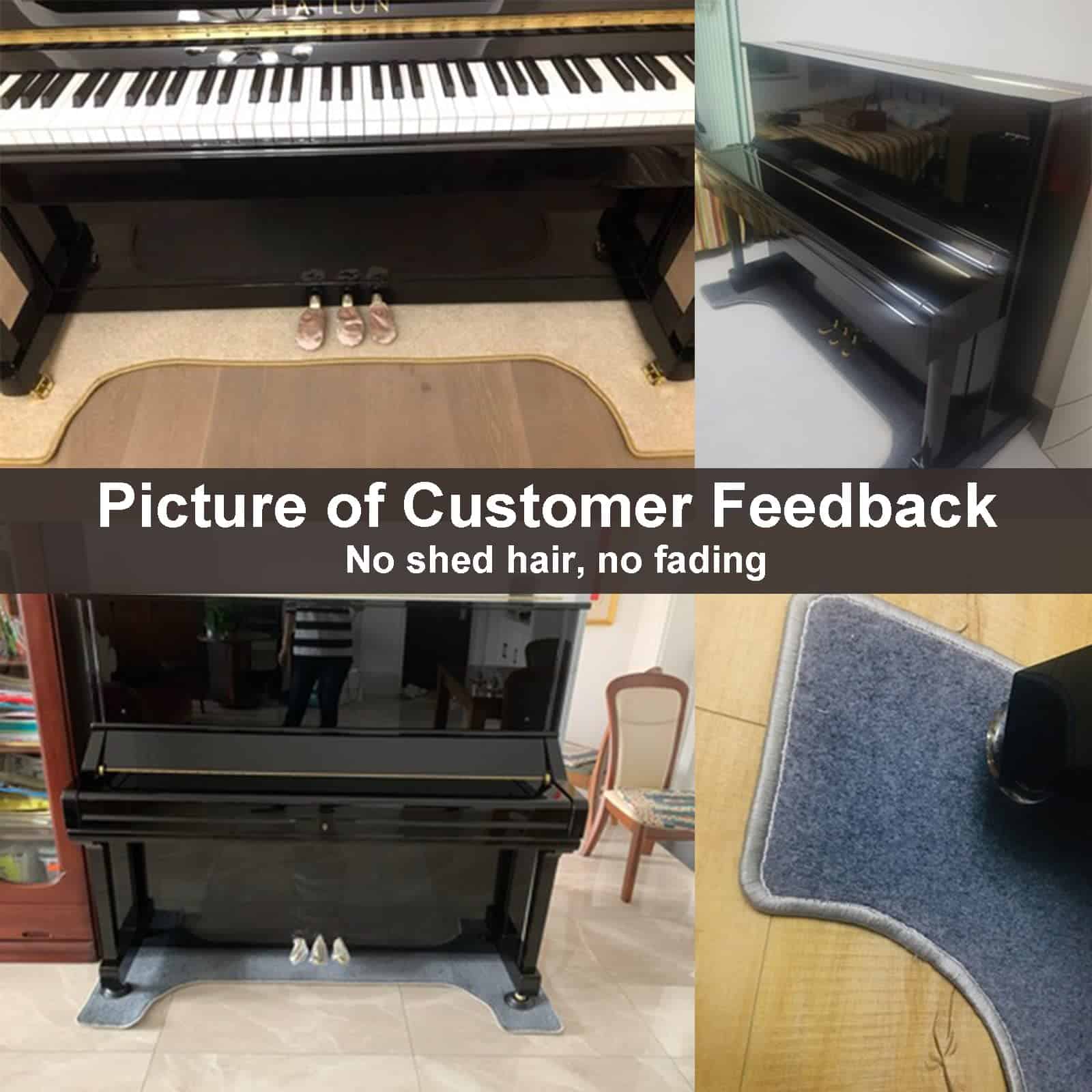 Tapete insonorizante para piano PPGE, Protector de alfombra - Imagen 7