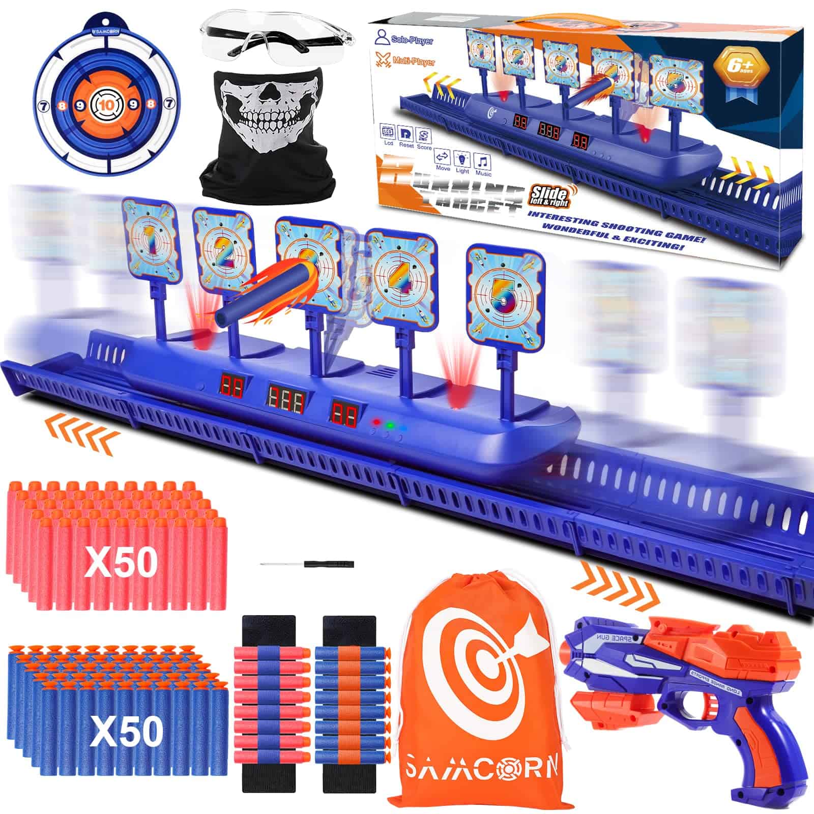 Kit de Objetivos para Pistola Nerf, Objetivo Móvil de Tiro - Imagen 8