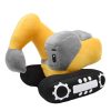 YONLIT Peluche de excavadora suave para construcción, súper