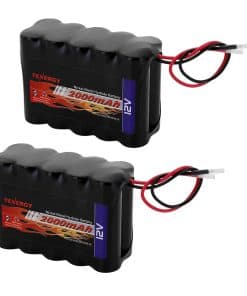 Paquete de 2 Baterías de 12V 2000mAh de Tenergy con